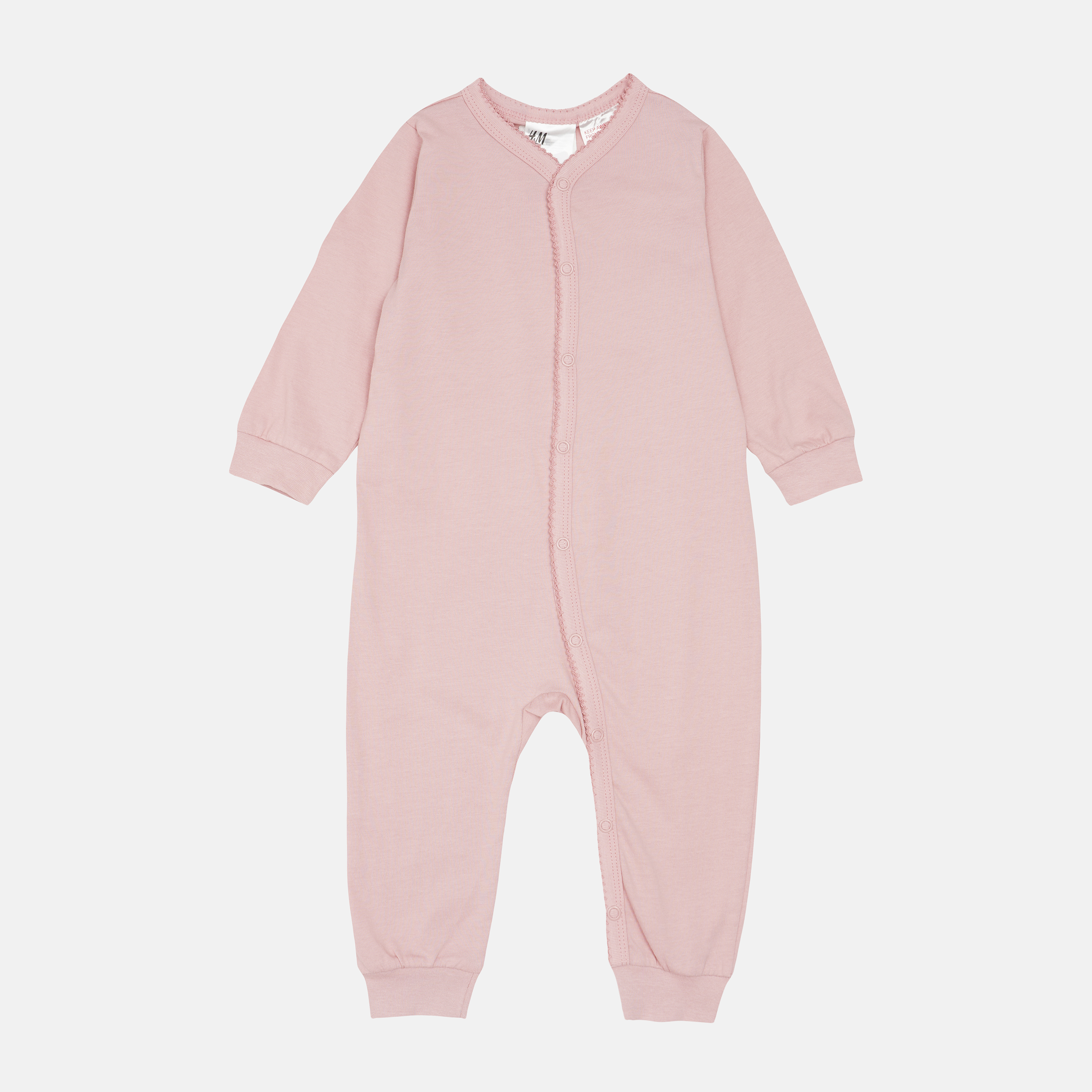 

Пижама H&M 407-76910212 74 см Светло-розовая
