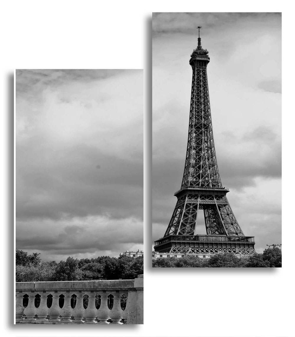 

Модульная картина LaPrint Париж 100х116 см