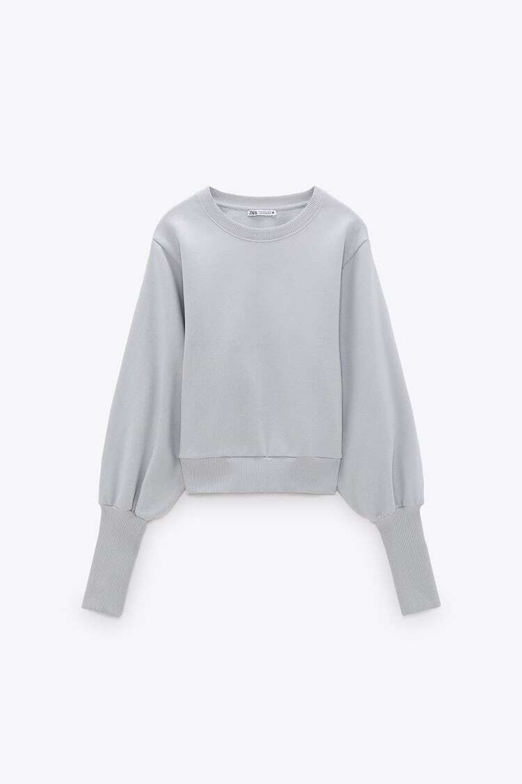 

Світшот жіночий Zara 77L М Сірий (P-6910806231067)