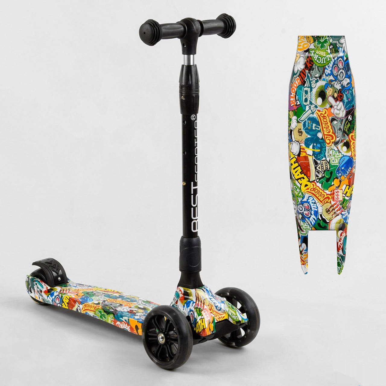 

Самокат трехколесный "Best Scooter" 32-655