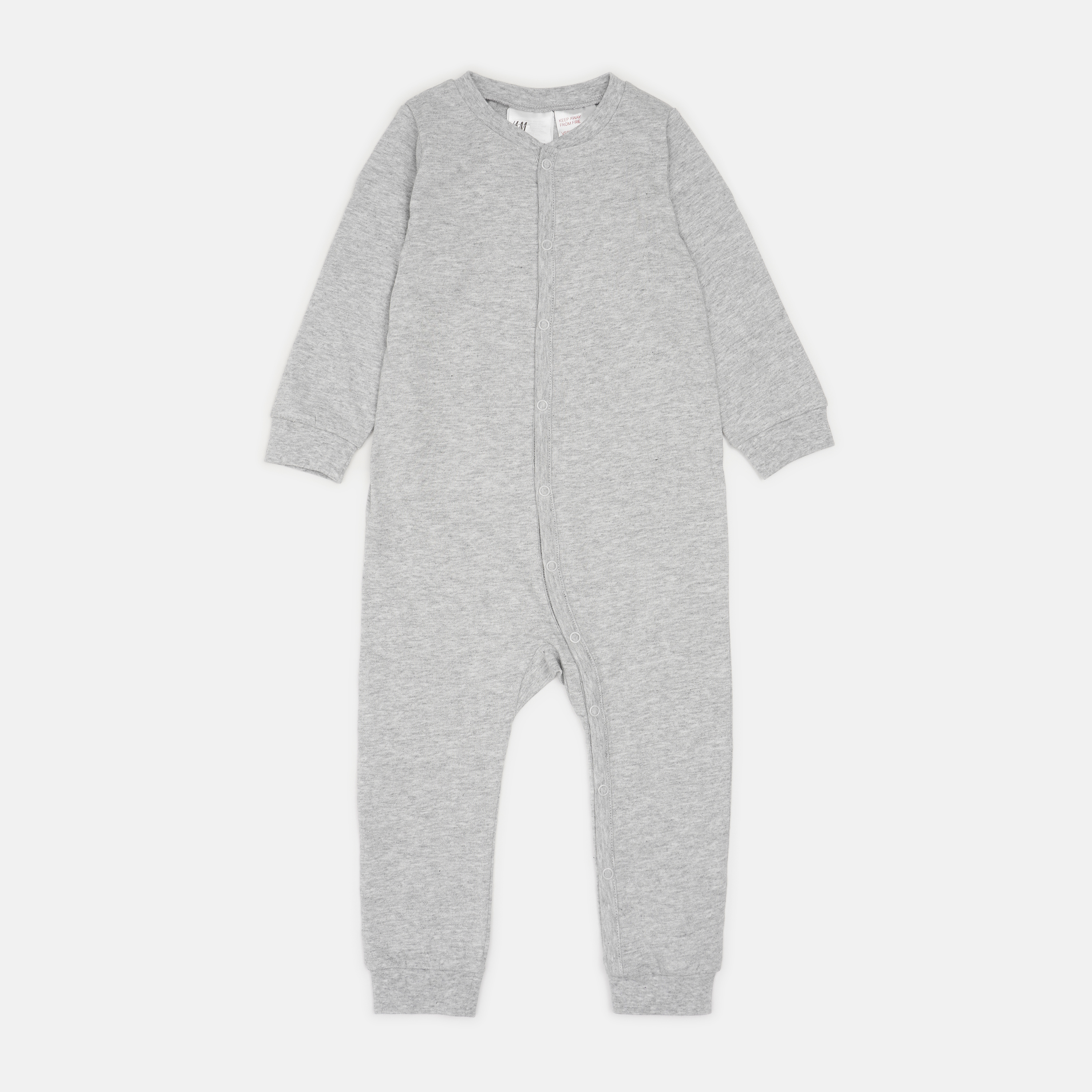 

Пижама H&M 1007-7691022 86 см Светло-серый