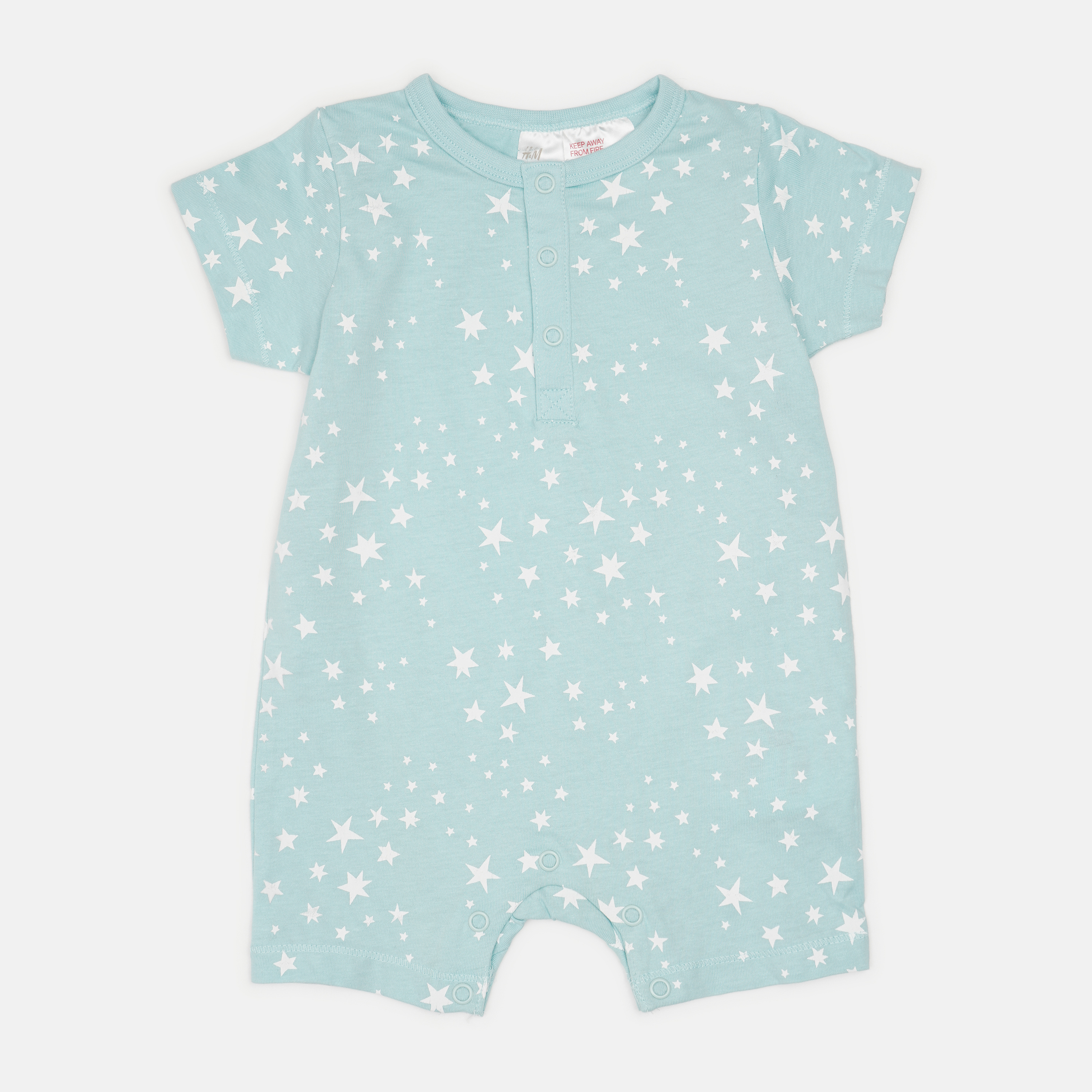 

Песочник H&M 1606-3863996 62 см Бирюзовый/Звезды