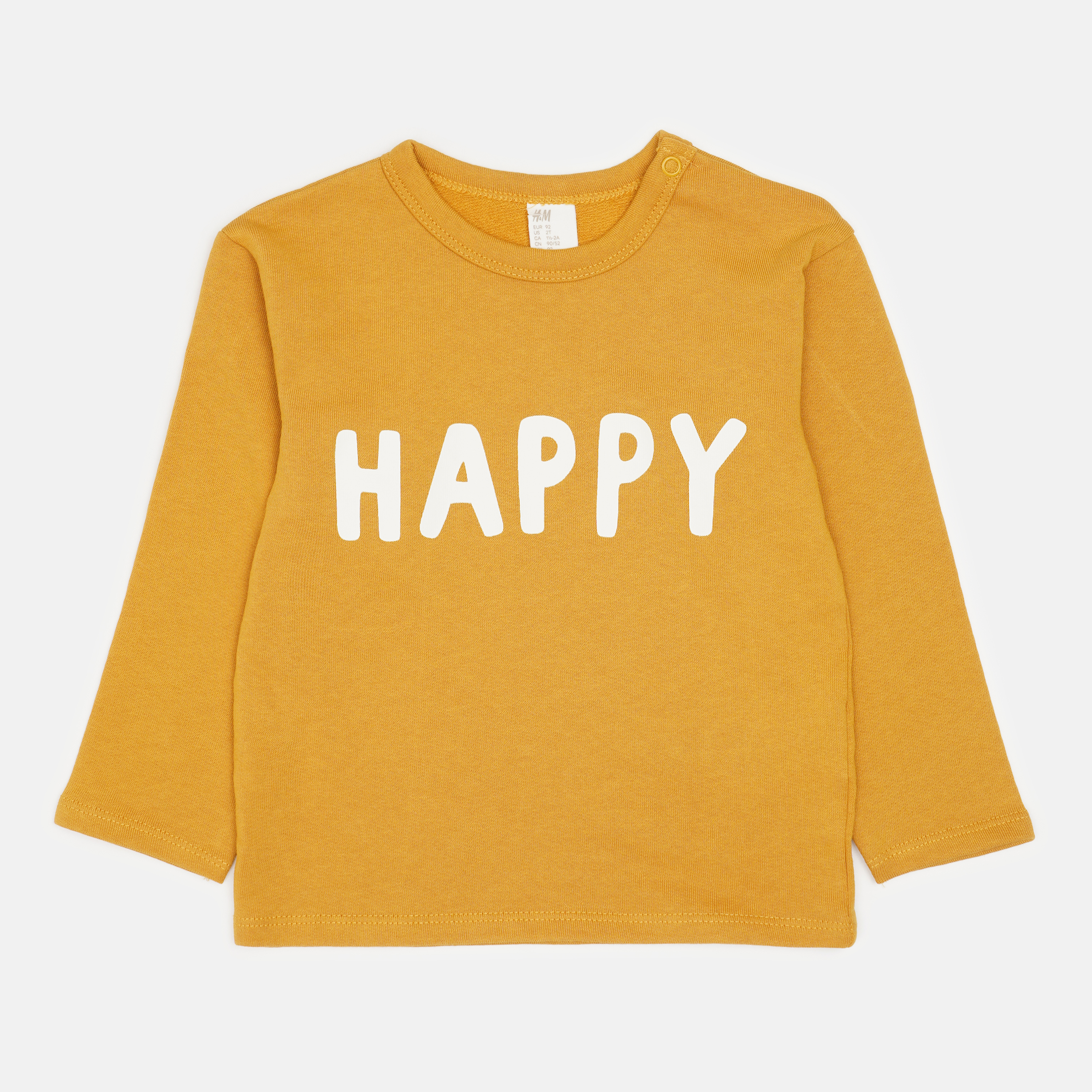 

Свитшот H&M 1906-8834502 92 см Горчичный