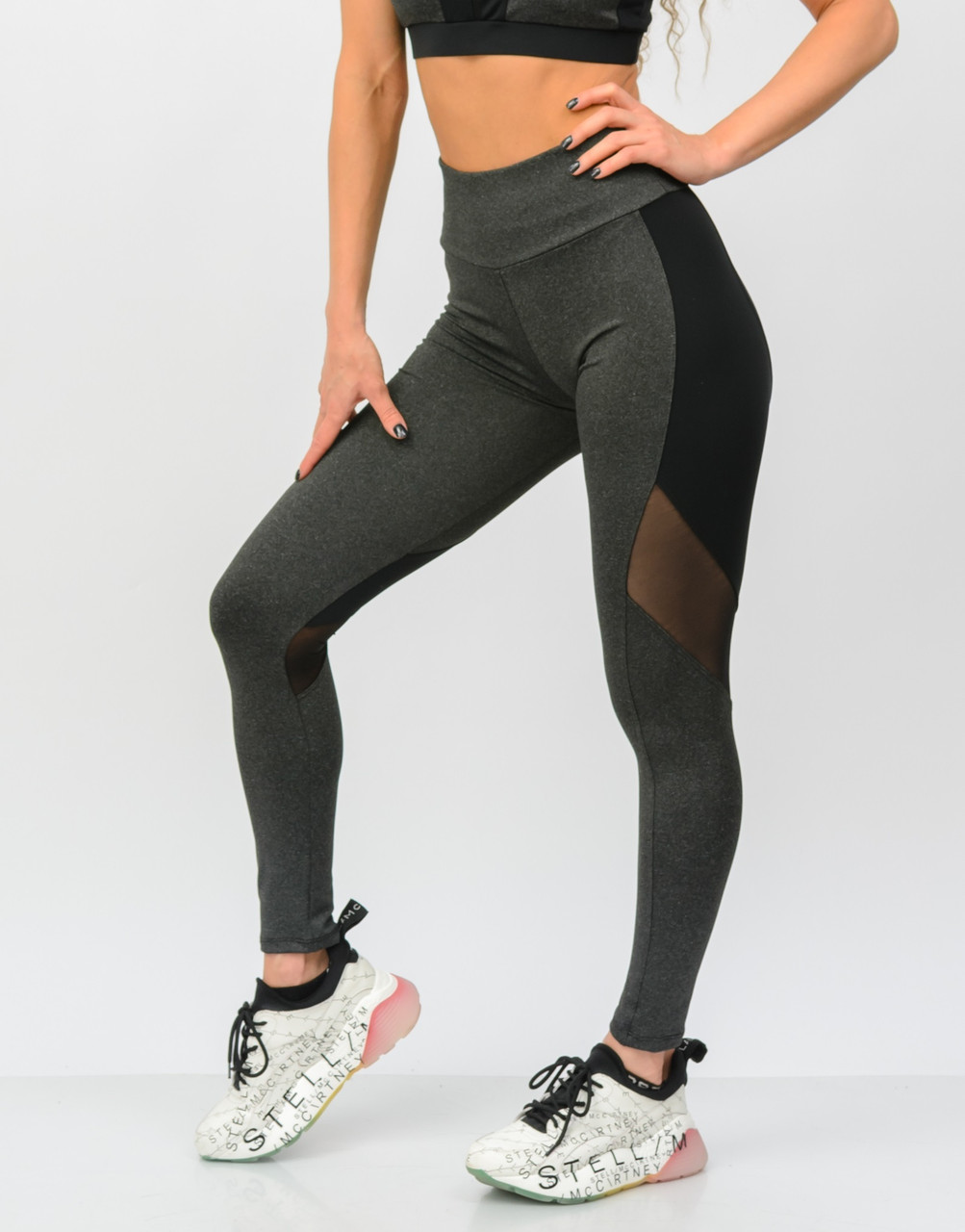 

Лосины для фитнеса женские Go Fitness 9-1003-1 темно-серые размер -XXL, Лосины для фитнеса женские Go Fitness 9-1003-1 темно-серые размер XL-XXL