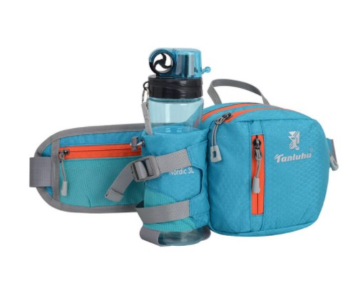 

Сумка для бега с карманом для бутылки воды Tanluxu Blue