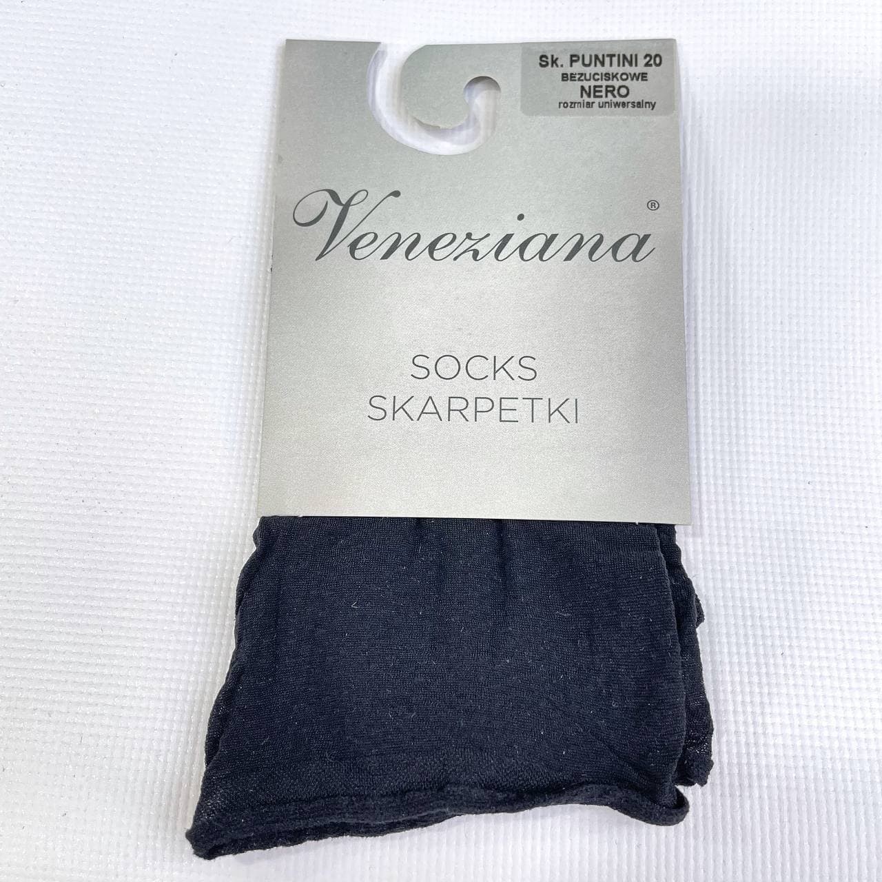 

Носки капроновые Veneziana Puntini 20 OneSize Черные