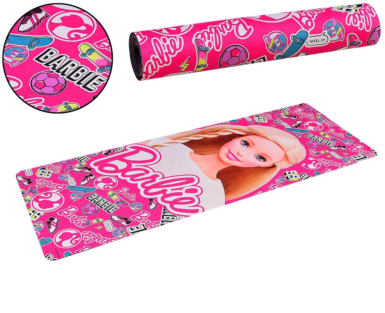 

Коврик для фитнеса, йогамат Barbie, 173х61х0,6 см, BY0101