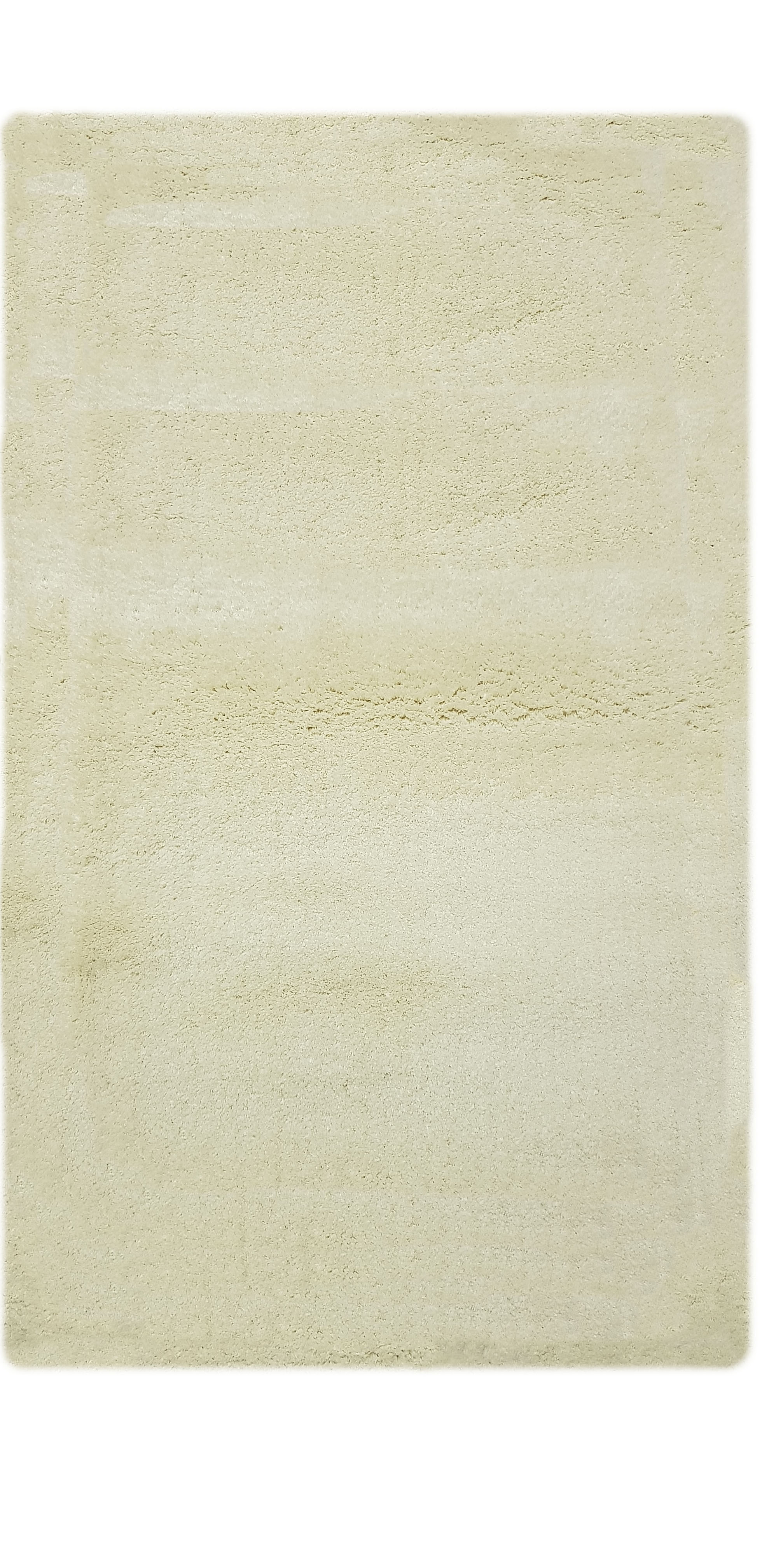 

Микрофибра! Ворсистый, мягкий ковер SILK SHAGGY 1.5х2.3м. WHITE / WHITE P113A