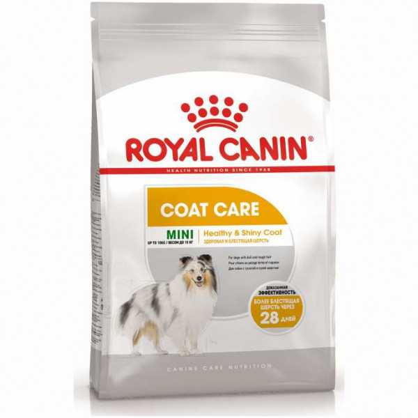 Корм для собак с тусклой и сухой шерстью Royal Canin Mini Coat Care 3 кг 1220030