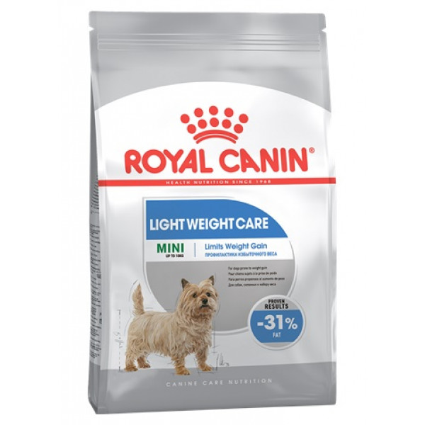 

Корм для собак предрасположенных к избыточному весу Royal Canin Mini Light weight care 1 кг 30180101