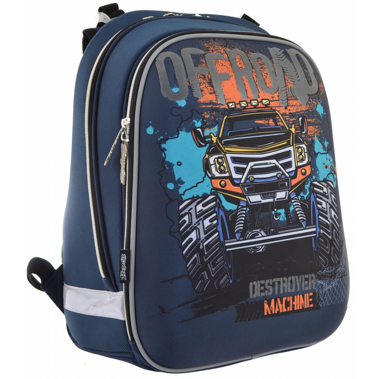 

Рюкзак школьный (ранец) каркасный H-12 Off-road 38-30-15 см 1 Вересня 555938 1 Вересня (555938)