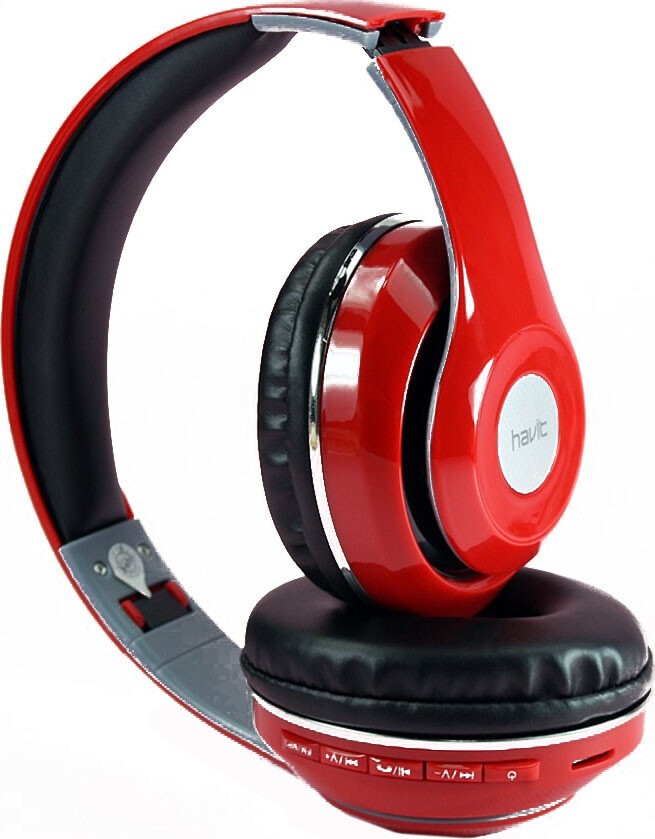 

Беспроводные Bluetooth наушники Havit HV-H2561BT (Красные)