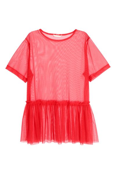 

Блуза H&M М красная (1084-338)