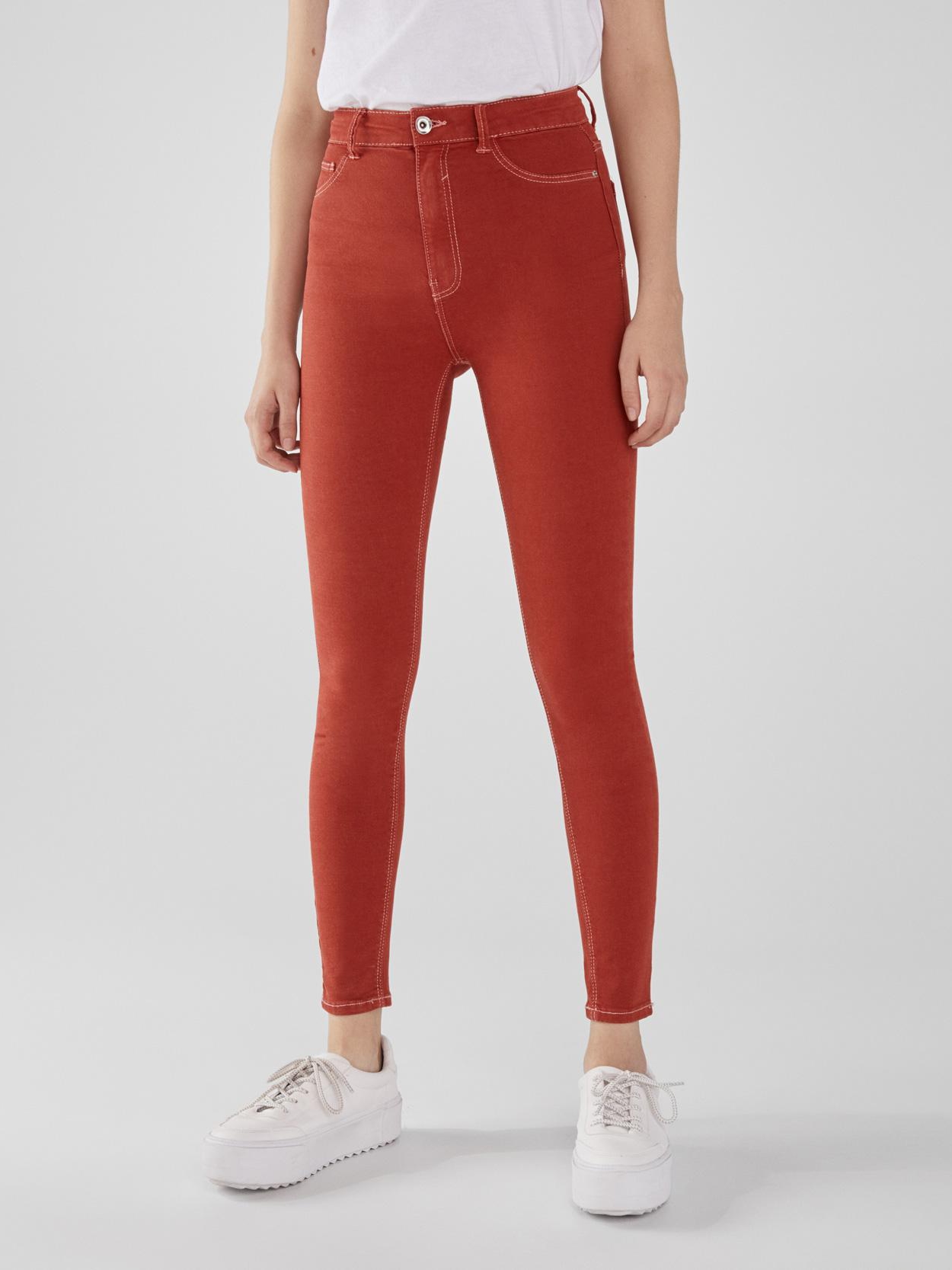 

Брюки Bershka 5237/019/614-ACVB 38 Кирпичные