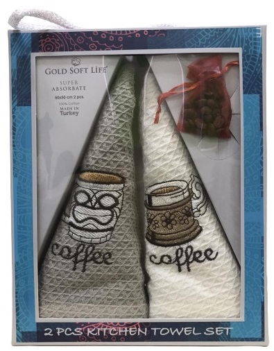 

Набор кухонных полотенец Gold Soft Life Coffee V05 50х50 2 шт (ts-02438)