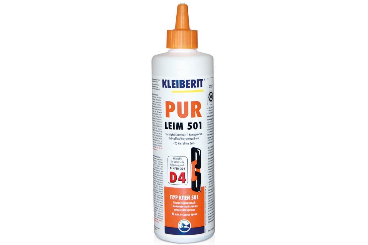 

Клей полиуретановый Kleiberit 501.0 PUR D4 0,5 кг
