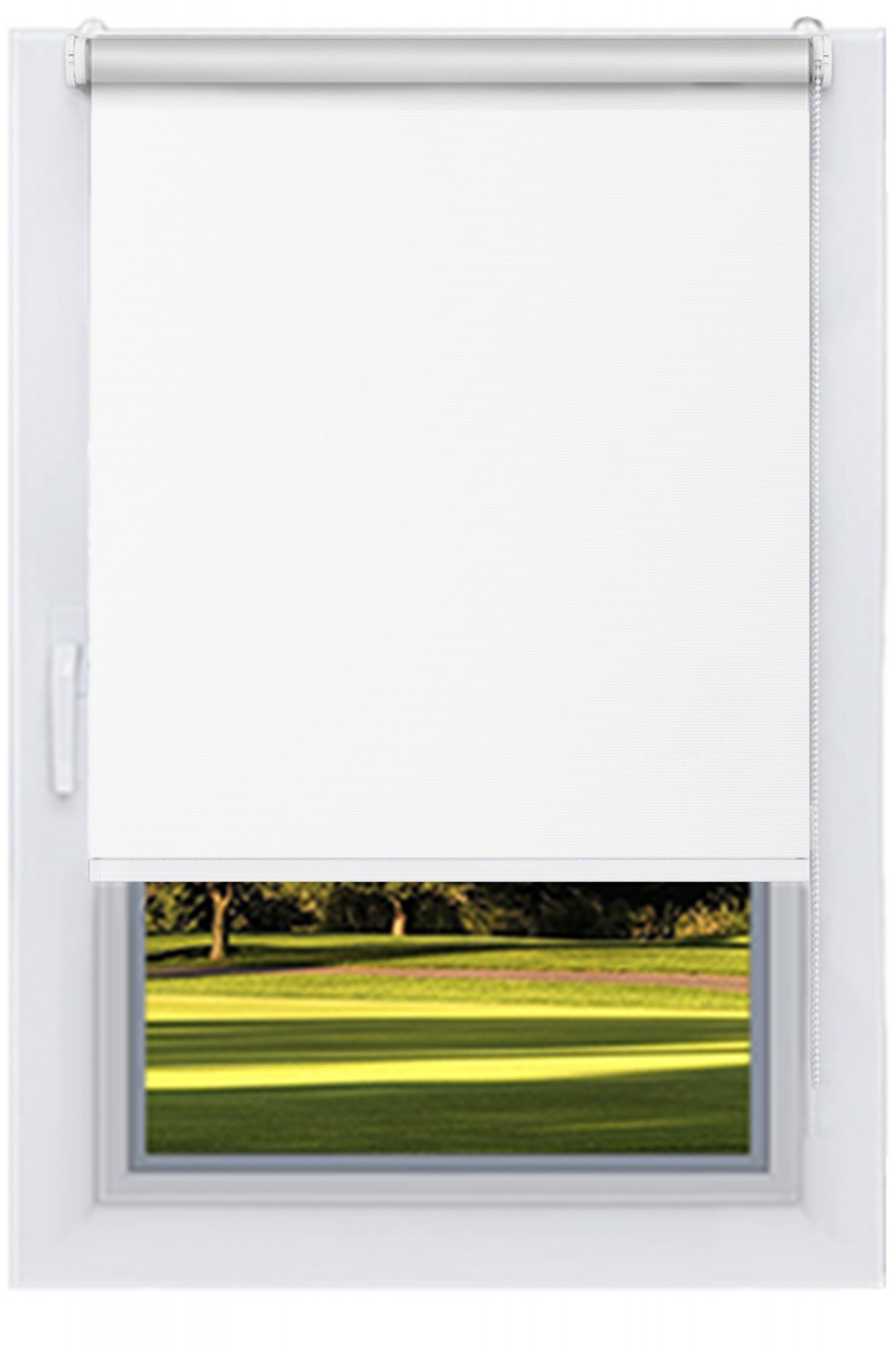 

Ролета тканевая DECOLUX 56х200 CAMILA Белый вал 19