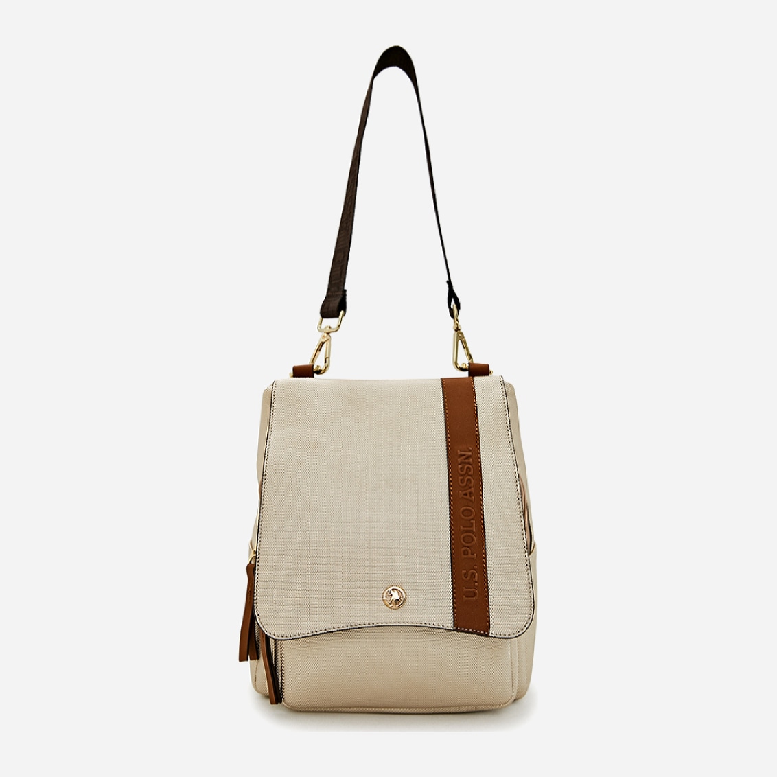 

Женская сумка-рюкзак U.S. Polo Assn Us21309 l.gold-tan