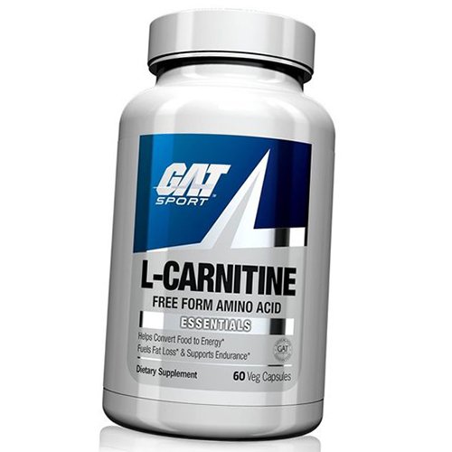 

Л Карнитин Тартрат, L-Carnitine, GAT Sport 60вегкапс (02129008)