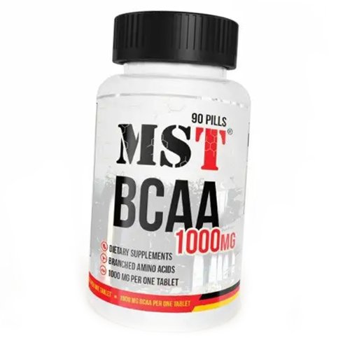 

Аминокислоты БЦАА, BCAA 1000, MST 90таб (28288010)