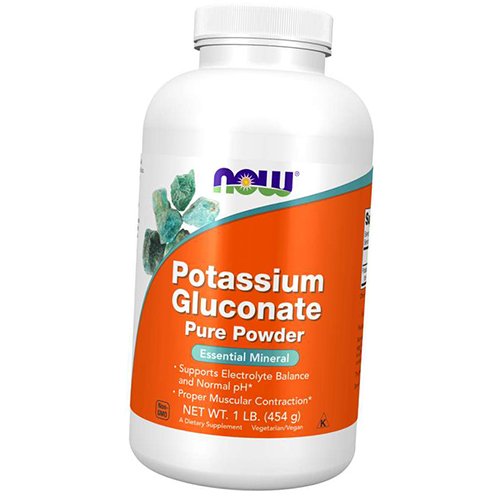 

Глюконат Калия, Potassium Gluconate Powder, Now Foods 454г (36128421)