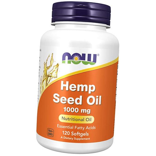 

Конопляное Масло, Hemp Seed Oil 1000, Now Foods 120гелкапс (71128163)