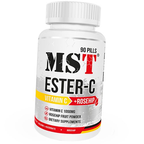 

Эстер С, Витамин С с Шиповником, Ester C Vitamin C 1000 With Rose Hip, MST 90таб (36288012)