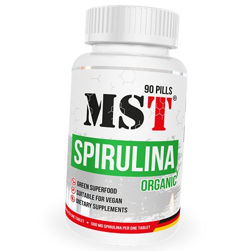 

Спирулина, Spirulina Organic, MST 90таб (71288002)