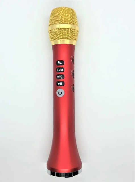 Беспроводной караоке микрофон MicMagic L-698 DSP Red 20 Вт