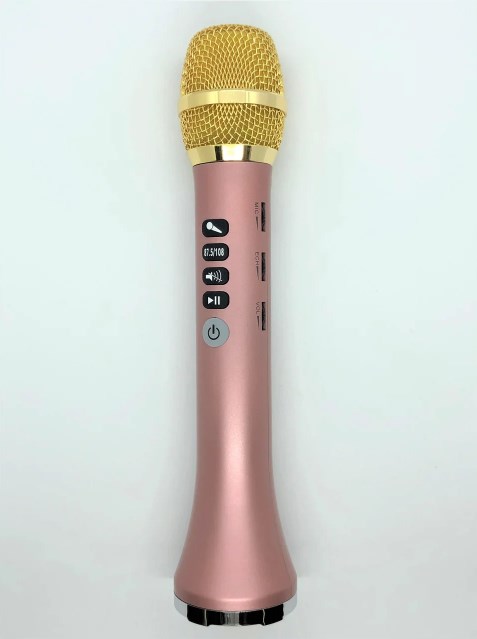 

Беспроводной караоке микрофон MicMagic L-698 DSP Pink Gold 20 Вт