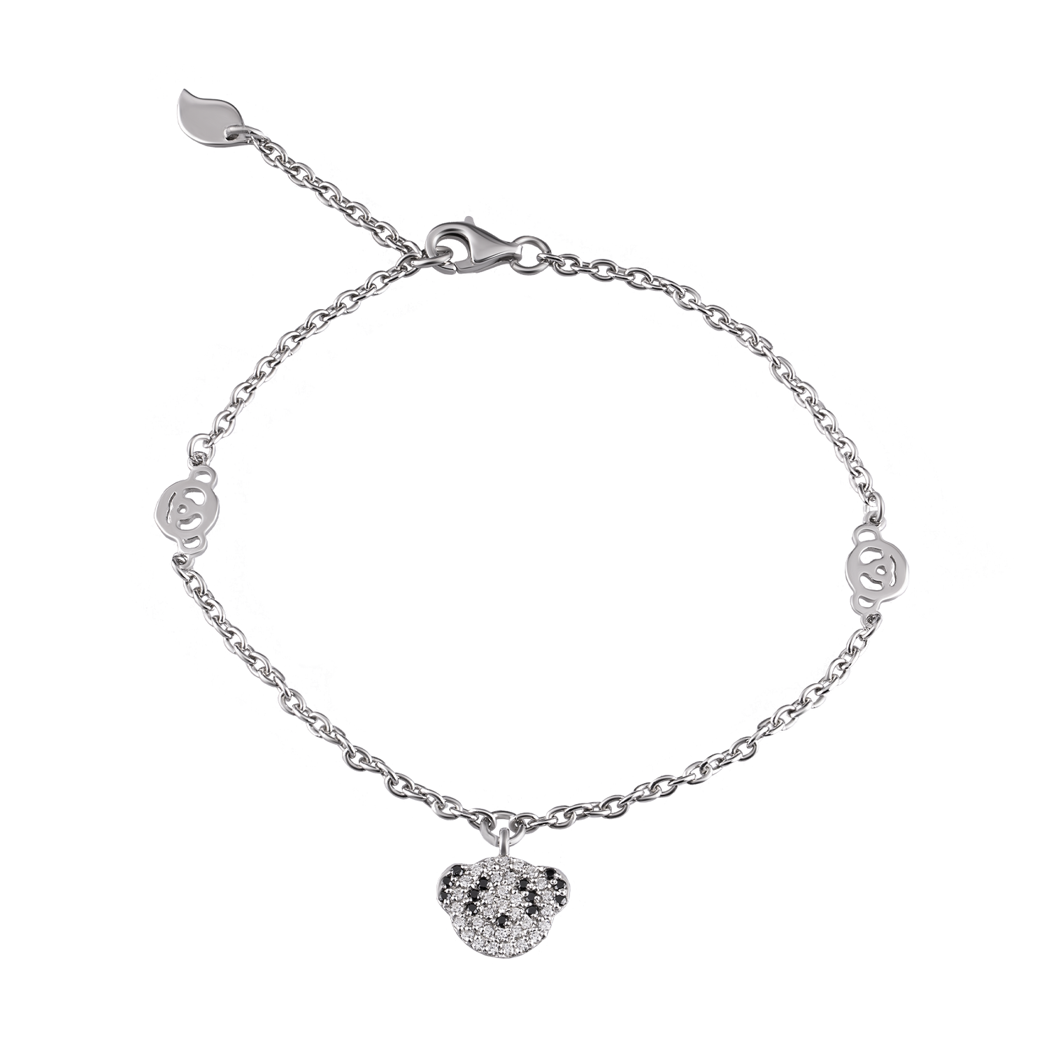 

Срібний БРАСЛЕТ НА РУКУ ПАНДА 18 cava.cool