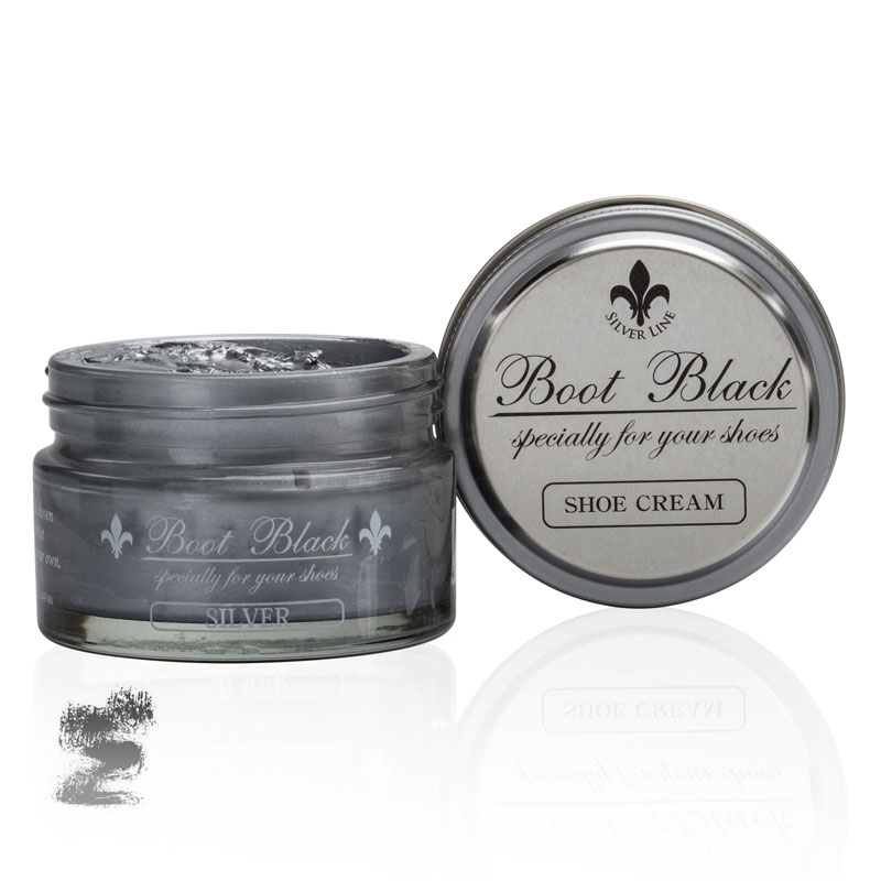 

Крем для обуви серебряный Boot Black Metalic, 70ml