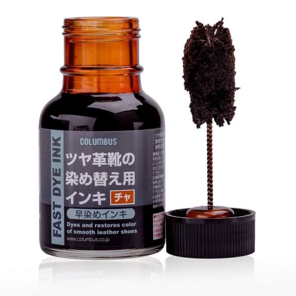 

Краска темно-коричневая для гладкой кожи Columbus Quick Dye Ink 70ml
