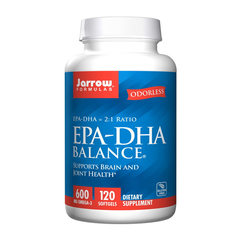 

Омега 3 из рыбьего жира Баланс EPA-DHA Jarrow Formulas EPA-DHA Balance жирные кислоты (120 softgels)