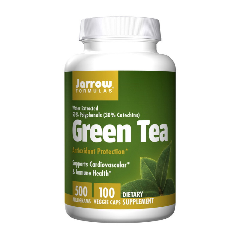 

Экстракт листьев зеленого чая (Camellia sinensis) Jarrow Formulas Green Tea 500 mg (100 veg caps)