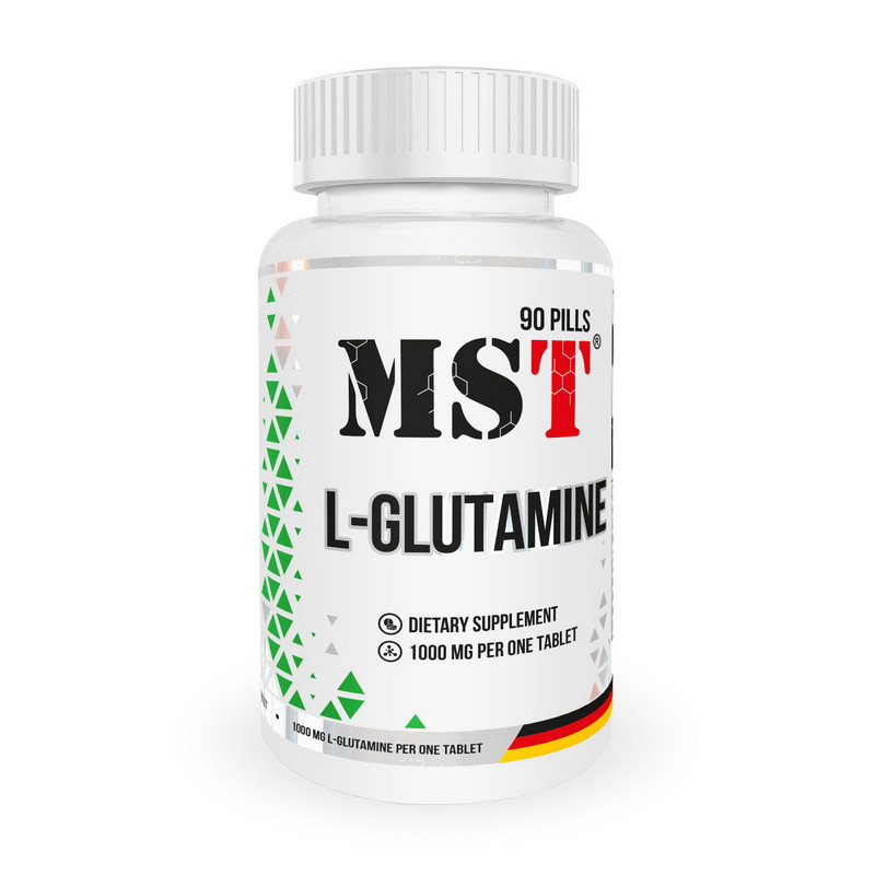 

Аминокислота Л-Глютамин МСТ / MST L-Glutamine 1000 mg (90 pills)