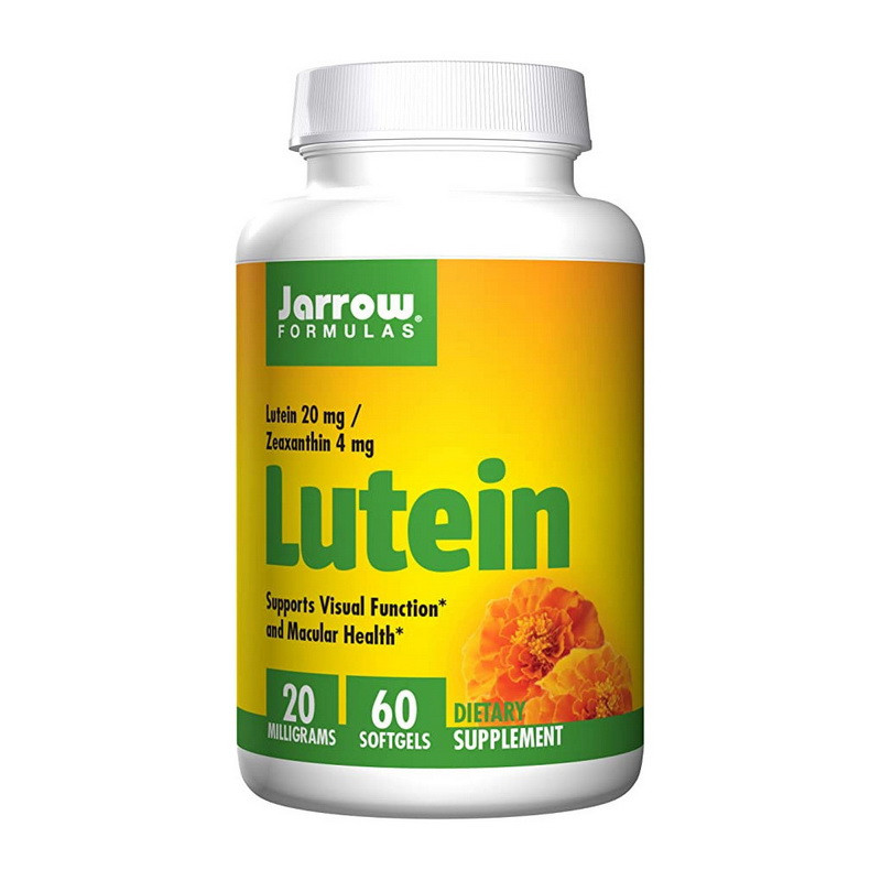 

Лютеин для глаз Jarrow Formulas Lutein 20 mg (60 softgels)