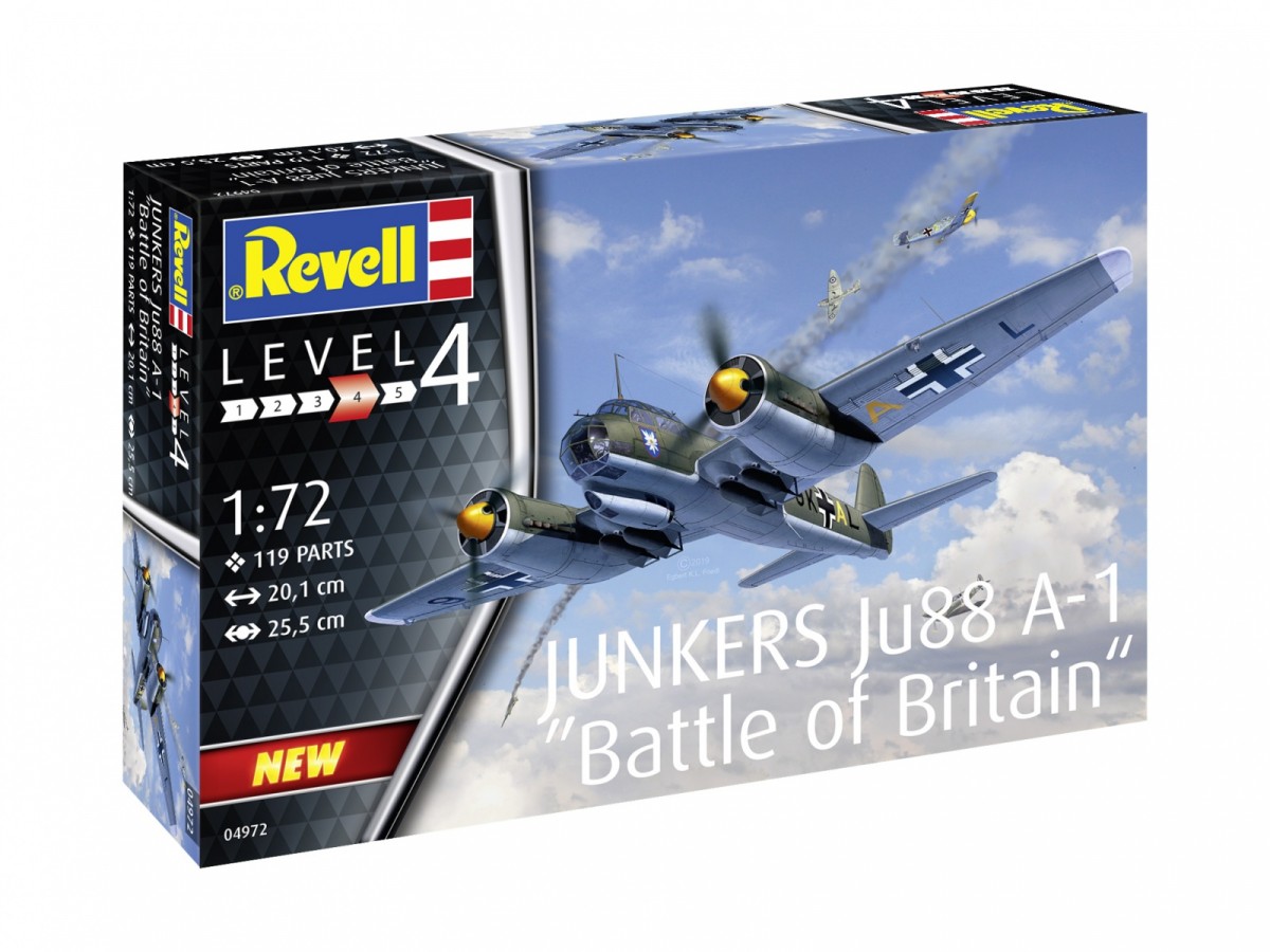 

Сборная модель Revell Junkers Ju88 A-1 Battle of Britain (04972)