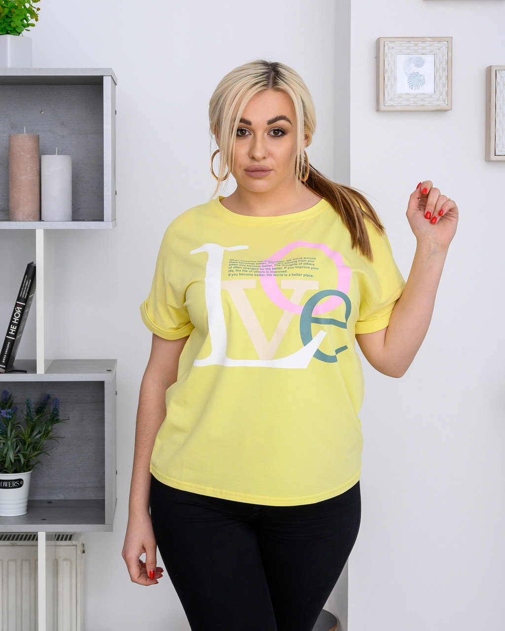 

Футболка JS-Love XXL  лимонного цвета (F210601-13-03-XXL, Футболка JS-Love XXL 52 лимонного цвета (F210601-13-03-XXL)
