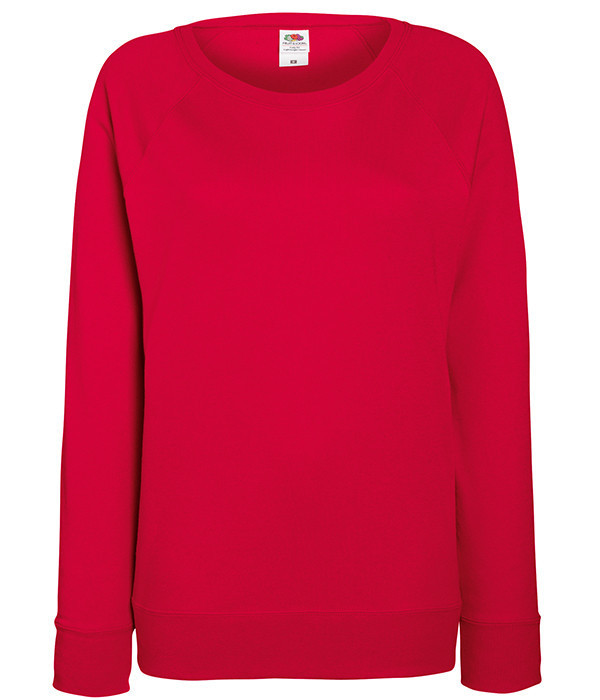 

Женский свитшот Fruit of the Loom  Красный, Женский свитшот Fruit of the Loom XS Красный