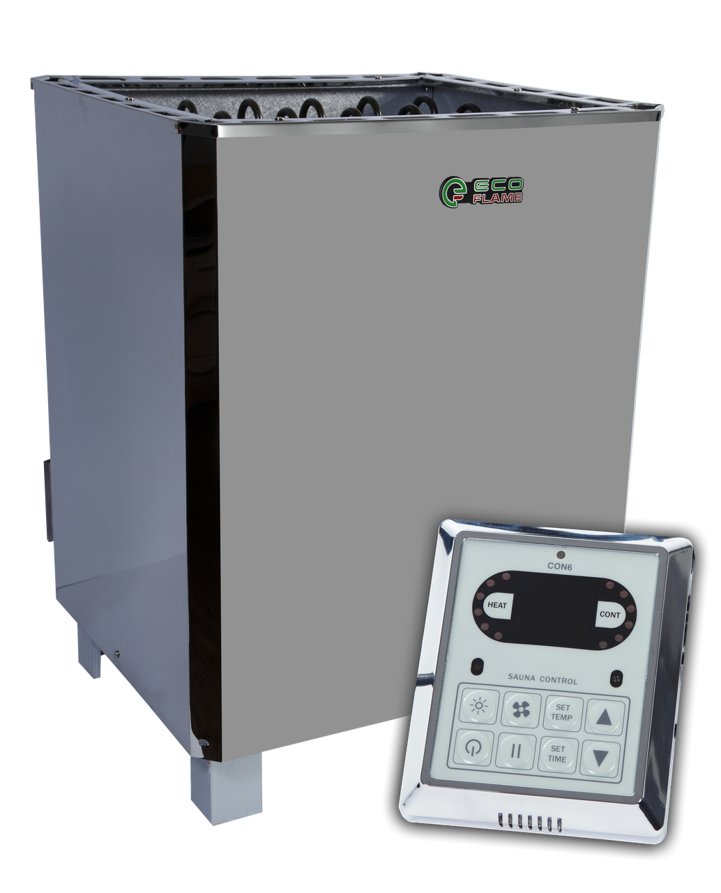 

Электрокаменка для сауны и бани EcoFlame SAM D-12 12 кВт + пульт CON6