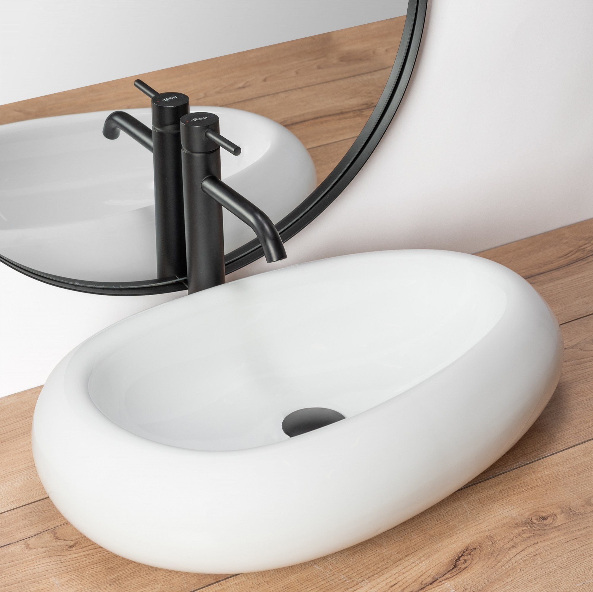 

Умывальник (раковина) REA AMANDA 54 накладной