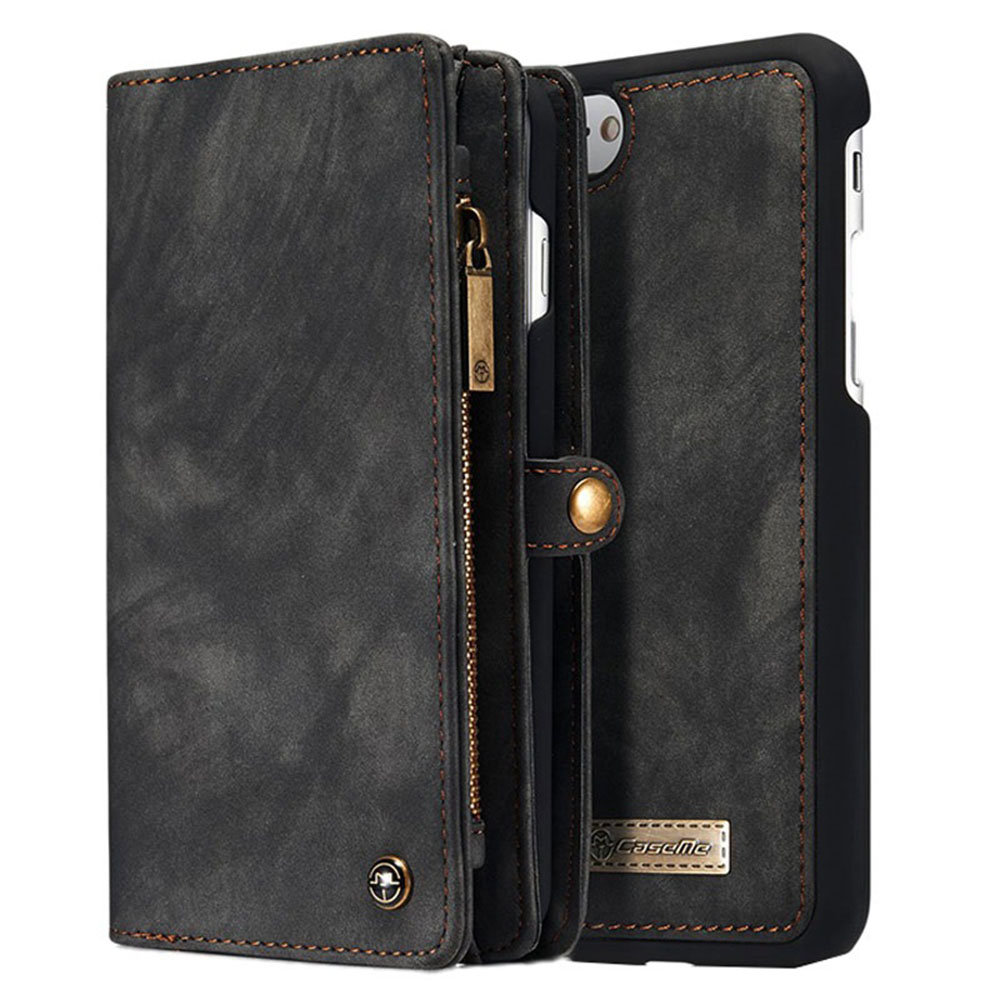 

Чехол-кошелек CaseMe Retro Leather для Apple iPhone 7 Plus / 8 Plus Black