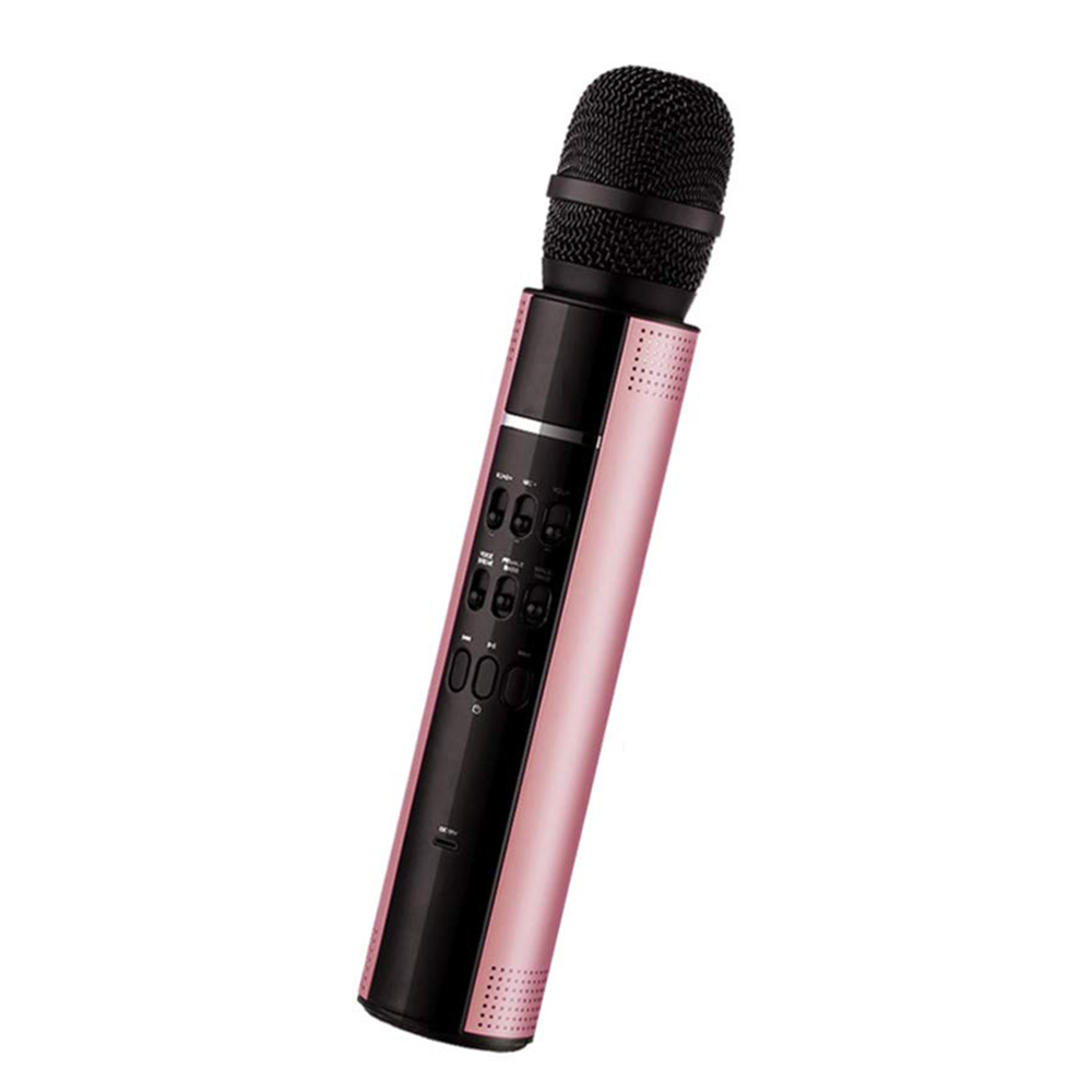 

Микрофон-караоке беспроводной KVT K9 Rose Gold
