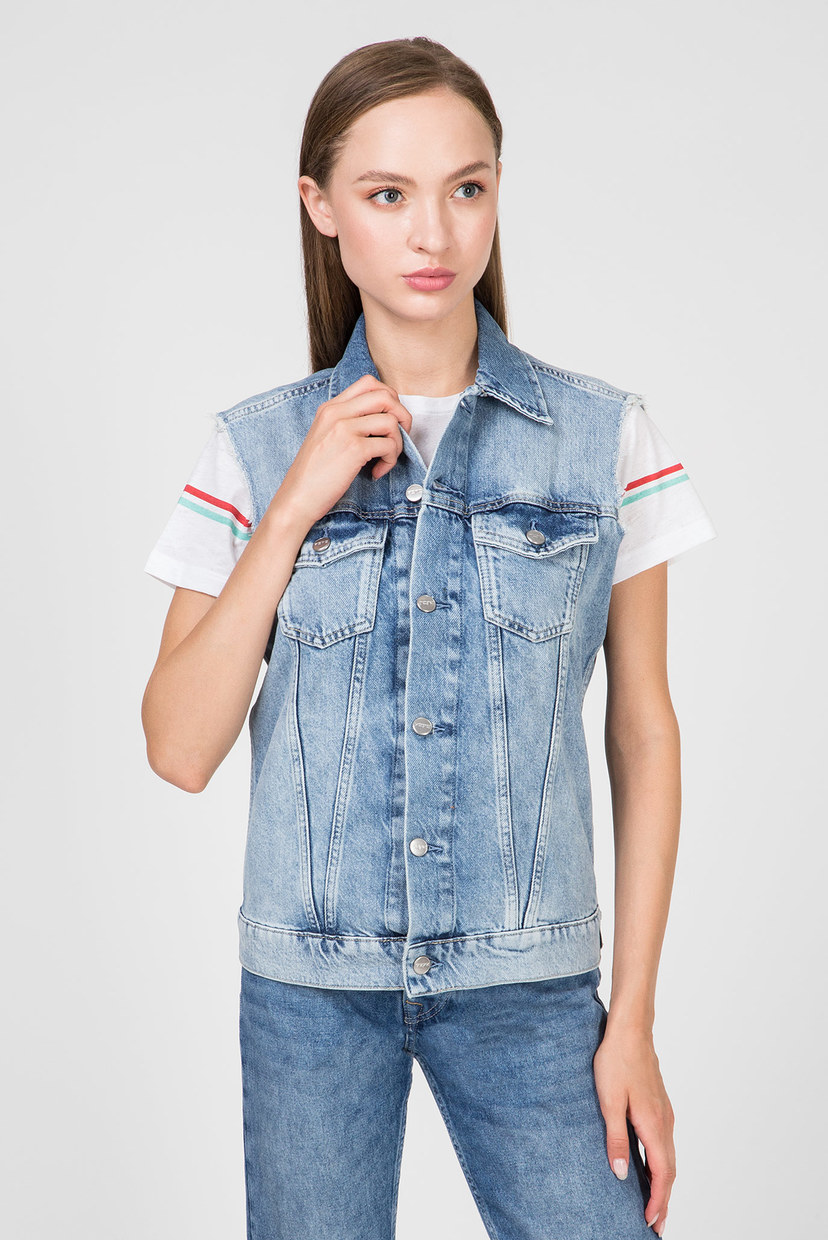 

Женский голубой джинсовый жилет MARIA Pepe Jeans M PL401664