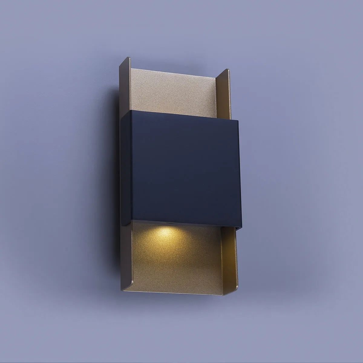 

Настенный светильник MJ-Light WLB081 2x3W SBK+GD 3000K