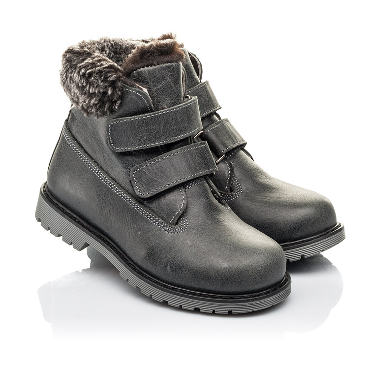 

Зимние ботинки на меху Woopy Fashion 21 серый (4478)