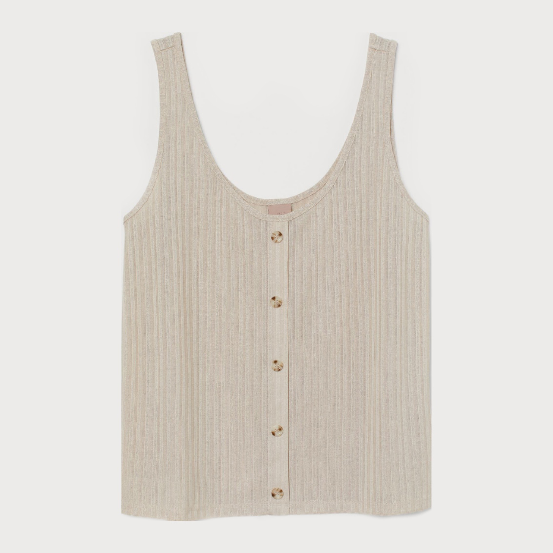 

Топ H&M 2204-7674800 XL Светло-бежевый
