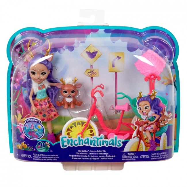 

Игровой набор Enchantimals Трилосипед Денисы и Спринта GJX30