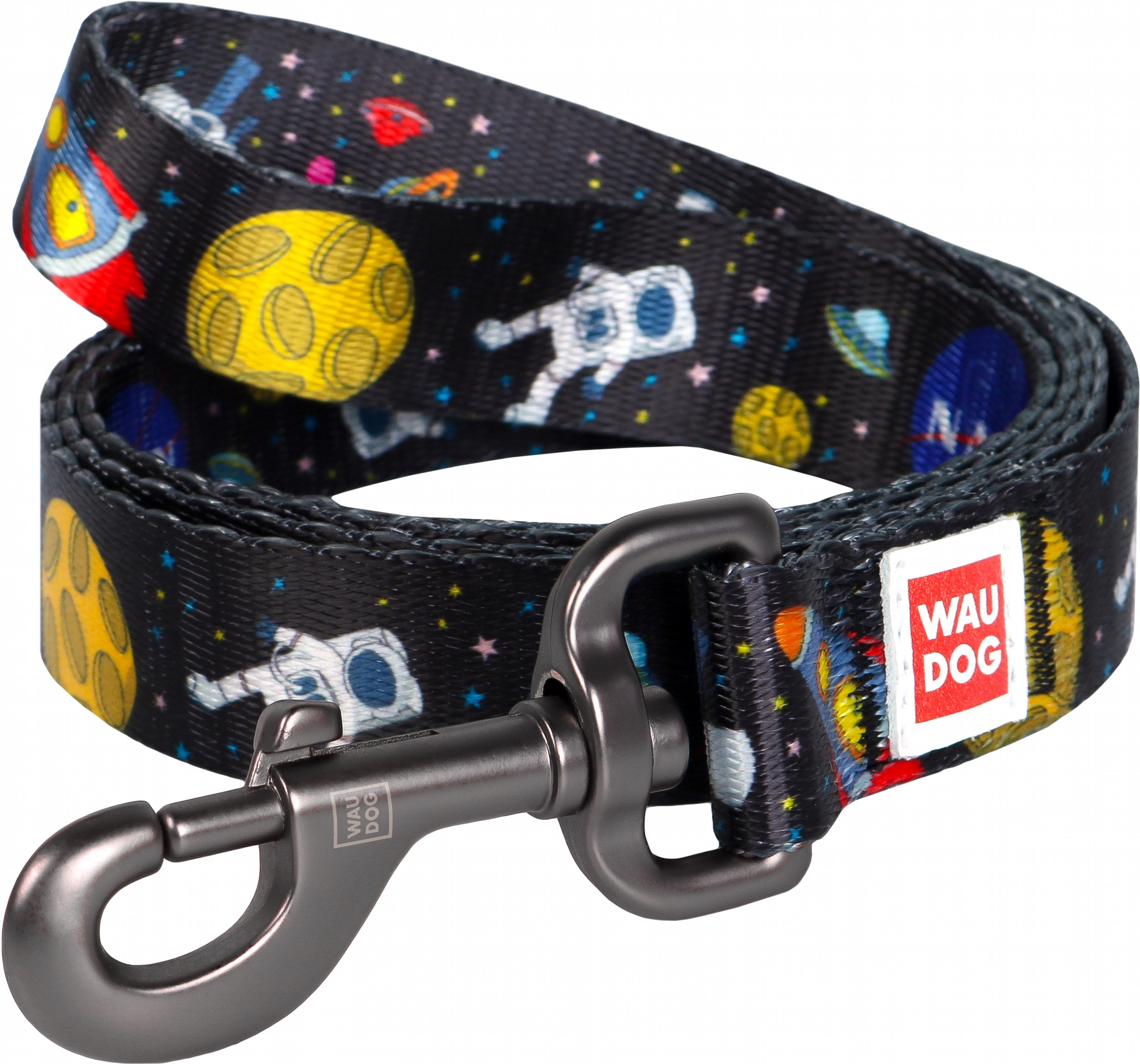 

Поводок для собак нейлоновый Collar WAUDOG Nylon, рисунок "NASA", M, Ш 20 мм, Дл 122 см (4914)